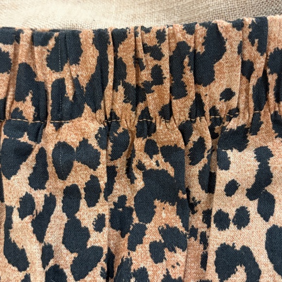 GAP Leopard Linen-Blend Maxi Slip Skirt/NWT/M - Picture 11 of 15